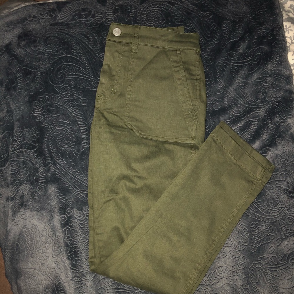 J Crew Green Pants